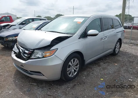 2014 Honda Odyssey Ex z USA, uszkodzony, nr VIN 5FNRL5H44EB090510